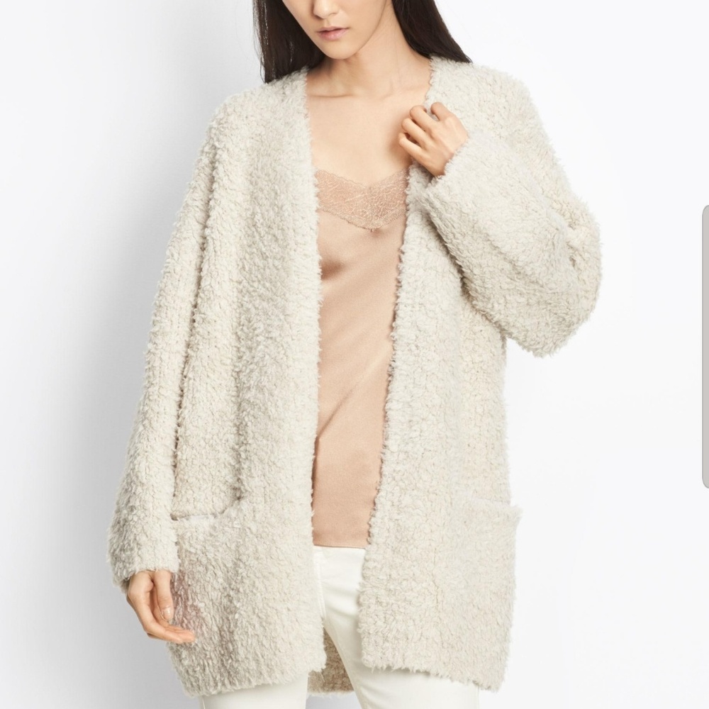 Vince Teddy Bear Cardigan